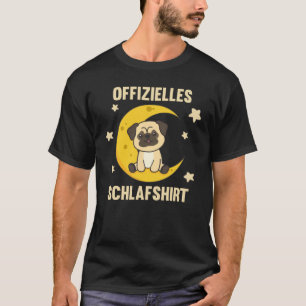 Moon Animal Mops Offiziell Sleep Shirt Hunde Stern