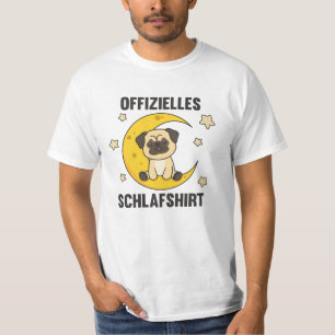 Moon Animal Mops Offiziell Sleep Shirt Hunde Stern