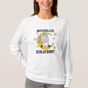 Moon Animal Unicorn Offiziell Sleep Shirt Stars