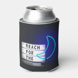 Moon Art Reach für das typografische Bild des Mond Dosenkühler