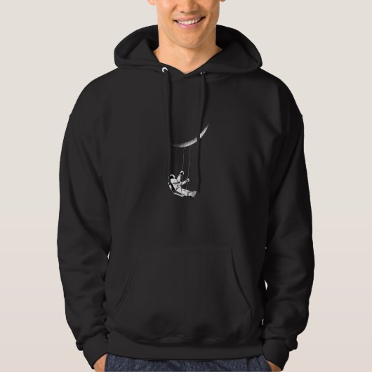 Moon Astronaut Hoodie (Vorderseite)