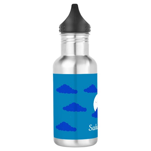 Moon at Early Dusk: Edelstahlflasche (Links)