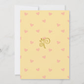 Moon Baby bringt eine Buchen Babydusche ein. Einladung (Rückseite)