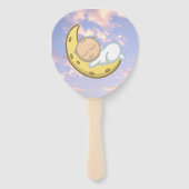 Moon Baby Design Hand Fan Fächer (Rückseite)