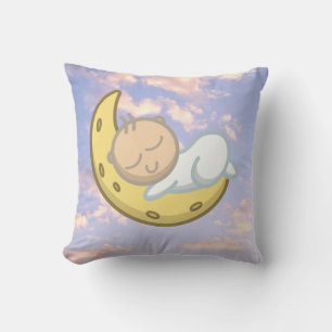 Moon Baby Design Kissen