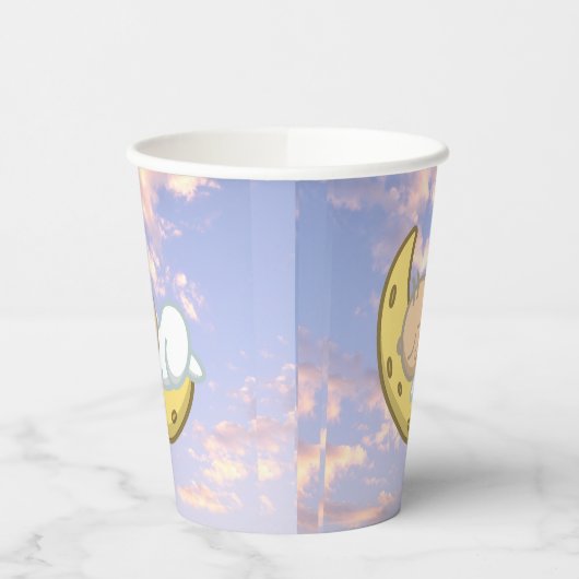 Moon Baby Design Pappbecher (Links)