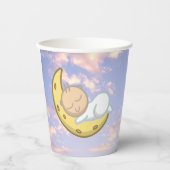Moon Baby Design Pappbecher (Vorderseite)