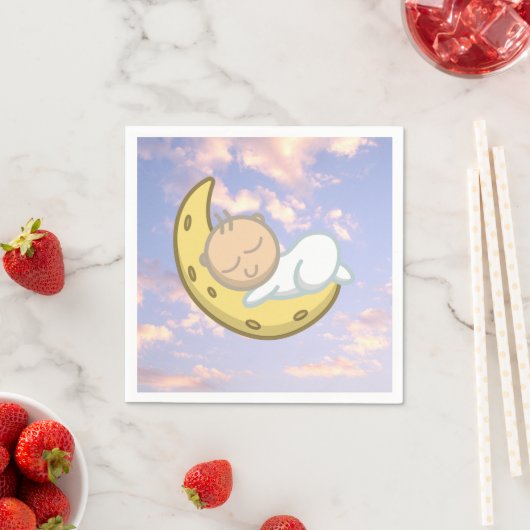 Moon Baby Design Serviette (Beispiel)
