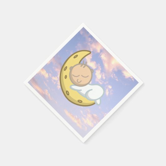 Moon Baby Design Serviette (Ecke)