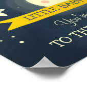 Moon Baby Dusche Gästebuch Sterne Zum Mond (Ecke)