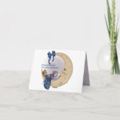 Moon Baby Elf Dankeskarte (Rückseite)