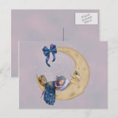 Moon Baby Elf Postkarte (Vorne/Hinten)