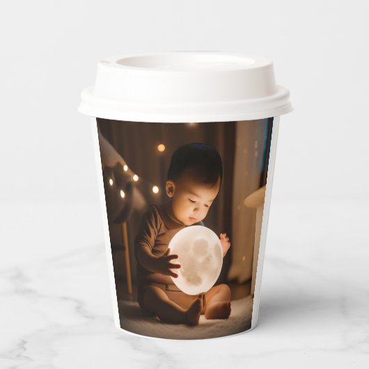 Moon Baby Pappbecher (Rückseite)