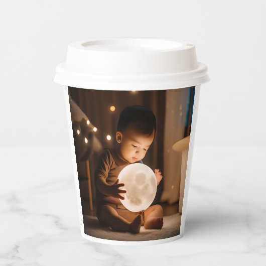Moon Baby Pappbecher (Vorderseite)