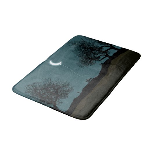 Moon Balloon Badematte (Schrägansicht)