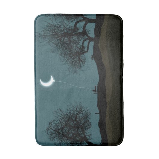 Moon Balloon Badematte (Vorderseite Vertikal)