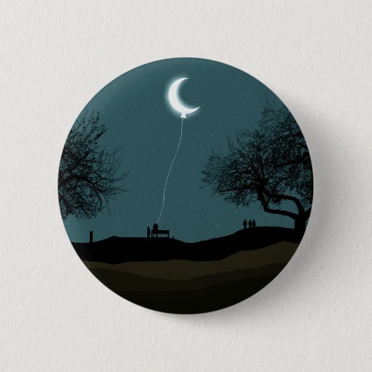 Moon Balloon Button (Vorderseite)