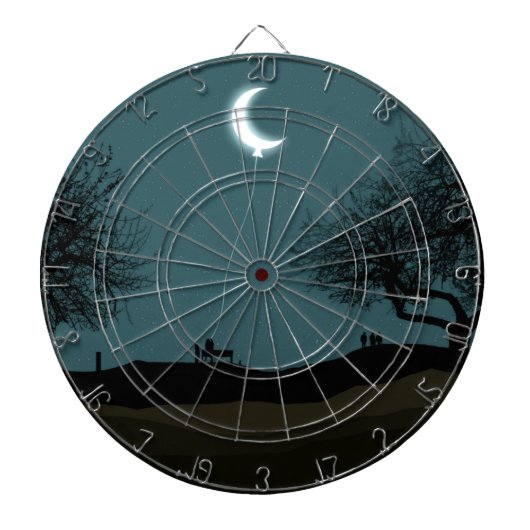 Moon Balloon Dartscheibe (vorne)