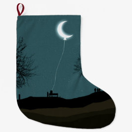 Moon Balloon Großer Weihnachtsstrumpf