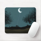 Moon Balloon Mousepad (Mit Mouse)