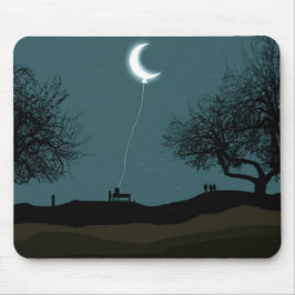 Moon Balloon Mousepad