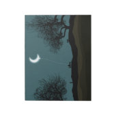 Moon Balloon Notizblock (Rotiert)