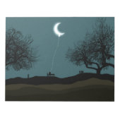 Moon Balloon Notizblock (Vorderseite)