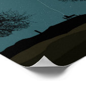 Moon Balloon Poster (Ecke)