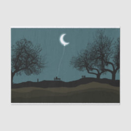 Moon Balloon Seidenpapier