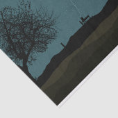 Moon Balloon Seidenpapier (Ausschnitt)