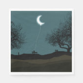 Moon Balloon Serviette (Vorderseite)