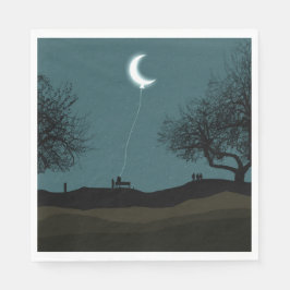 Moon Balloon Serviette