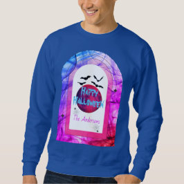 Moon Bat Spider Arch Spooky Modernes glückliches H Sweatshirt