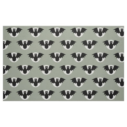 +{Moon Bat }+ Stoff (Fat Quarter (45,7 x 55,9 cm))