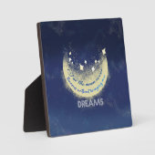 Moon beam Edgar Allan Poe Dreamer poetische Zitat Fotoplatte (Vorderseite)