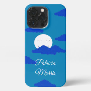 Moon bei Early Dusk: Blau iPhone 13 Pro Hülle