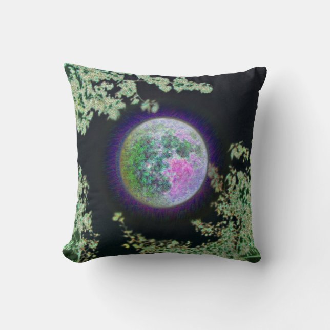 Moon bei Twilight Kissen (Vorderseite)
