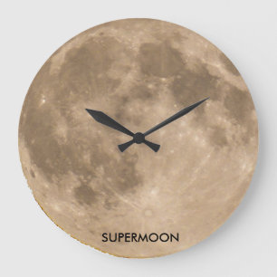 Moon-Bild für die runde Wall-Uhr Große Wanduhr