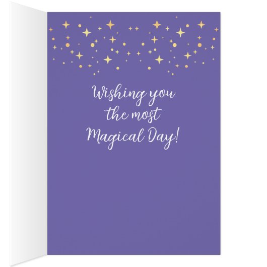 Moon Birthday Card (Innen (Rechts))