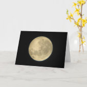 Moon Birthday Card Karte (Gelbe Blume)