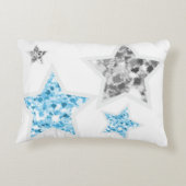 Moon, blauer Elefantenmädchen Individuelle Name Ki Dekokissen (Rückseite)