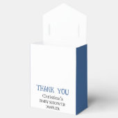 Moon Blue Boy Baby Showbox Geschenkschachtel (Geöffnet)