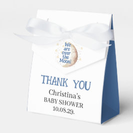 Moon Blue Boy Baby Showbox Geschenkschachtel
