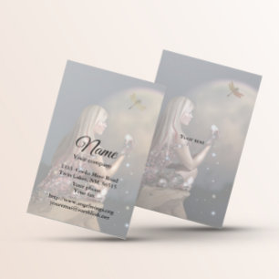 Moon Blume Business Card Visitenkarte