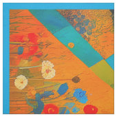 Moon Blume Moderne Kunst Cheater Quilt Sew Panel Stoff (Muster)