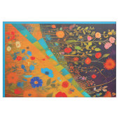 Moon Blume Moderne Kunst Cheater Quilt Sew Panel Stoff (Fat Quarter (45,7 x 55,9 cm))