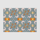 Moon Blume Pattern Geschenk Seidenpapier (Vorderseite)