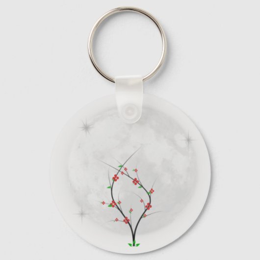 Moon Blume Schlüsselanhänger (Vorderseite)