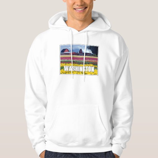 Moon Bridge & Pond im Winter | Seattle, Washington Hoodie (Vorderseite)