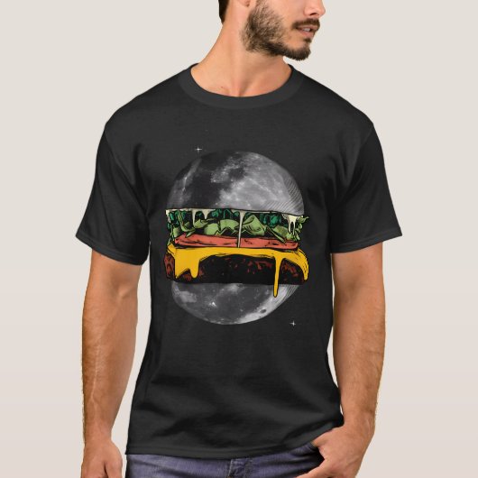Moon Burger T-Shirt (Vorderseite)